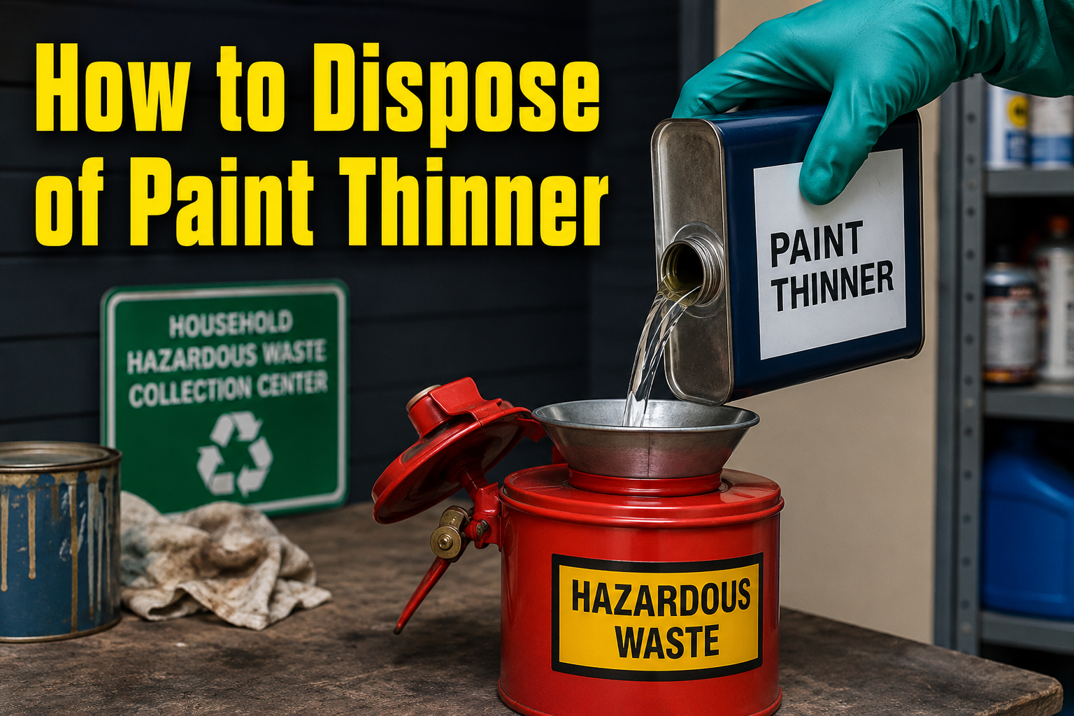How to Dispose of Paint Thinner