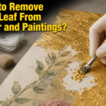How to Remove Gold Leaf From Paper and Paintings?