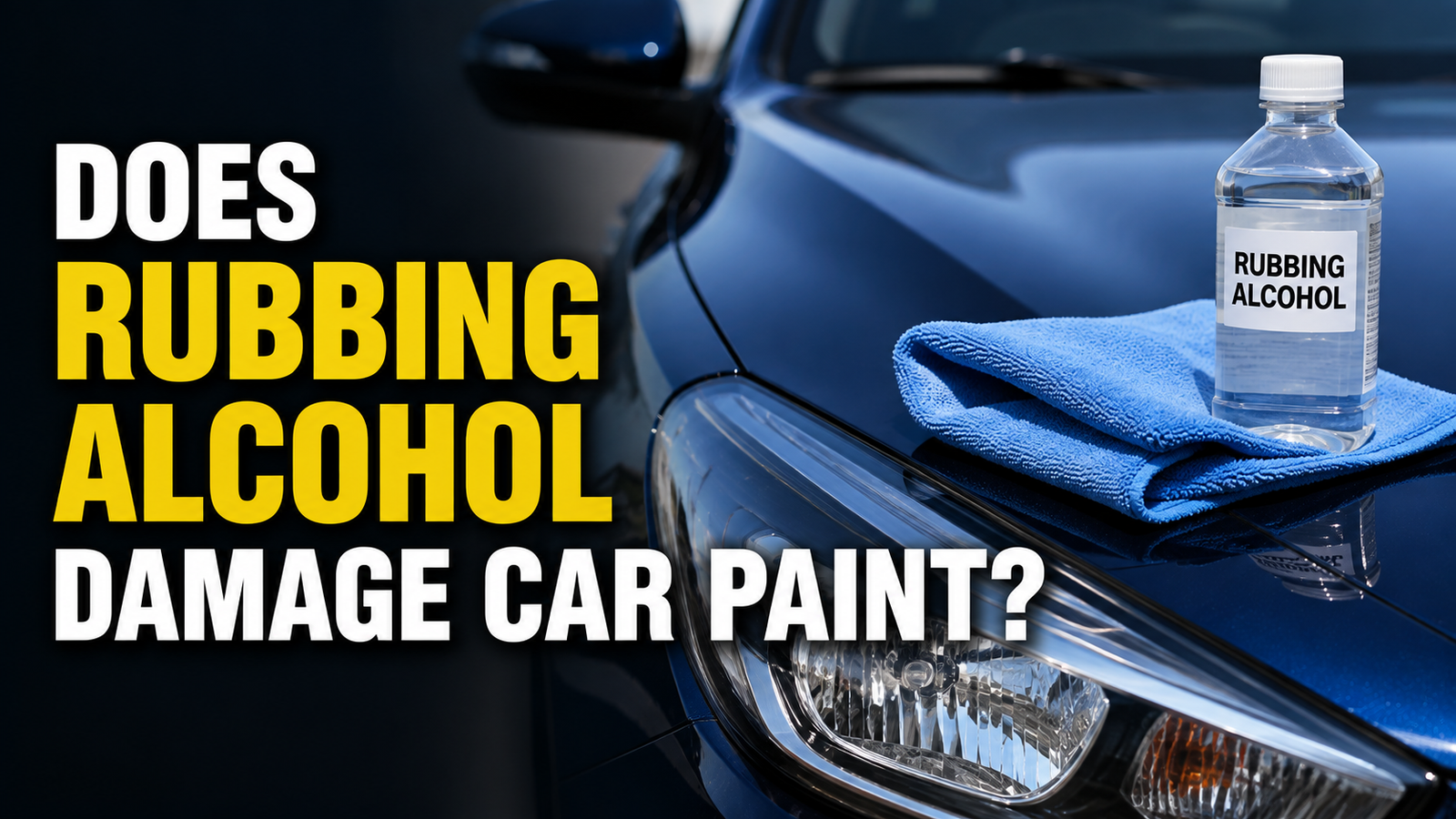 Does Rubbing Alcohol Damage Car Paint?