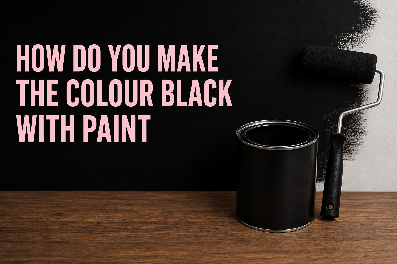 How Do You Make the Colour Black with Paint?