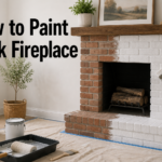 How to Paint a Brick Fireplace