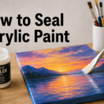 how to seal acrylic paint​