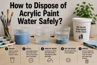 How to Dispose of Acrylic Paint Water Safely?