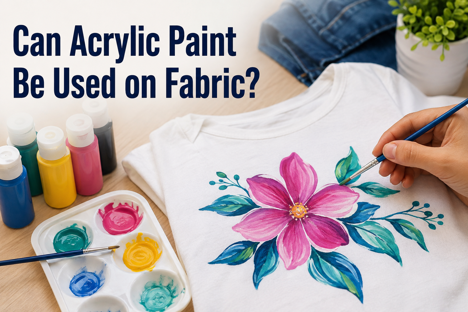 Can Acrylic Paint Be Used on Fabric?