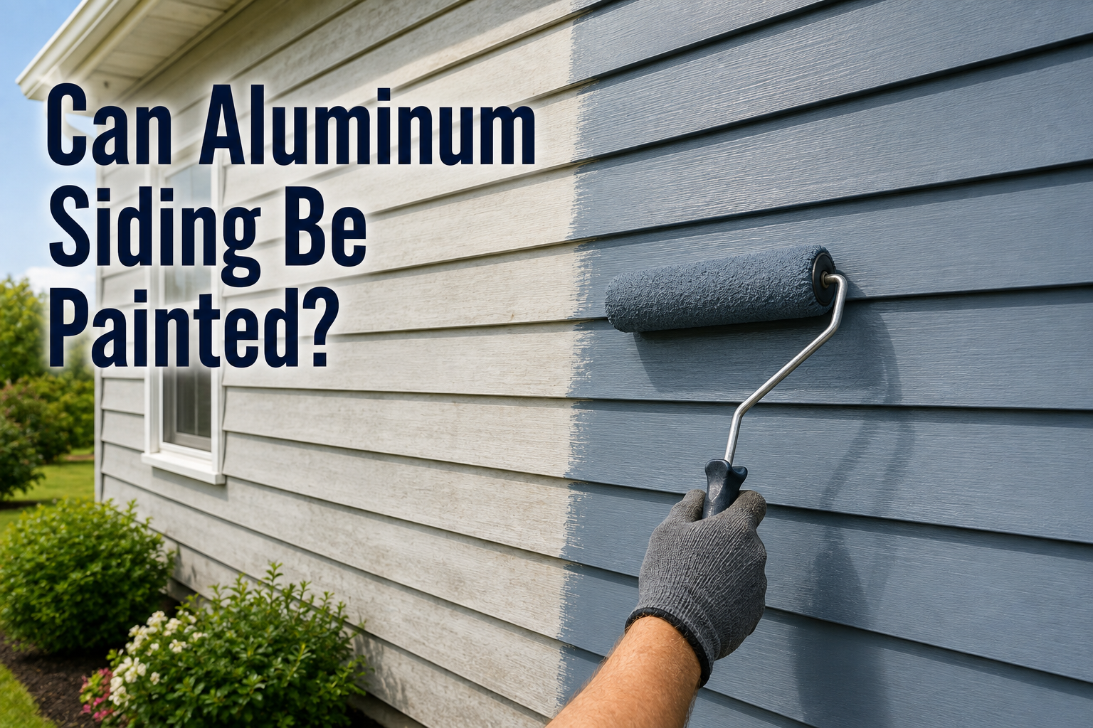 Can Aluminum Siding Be Painted?
