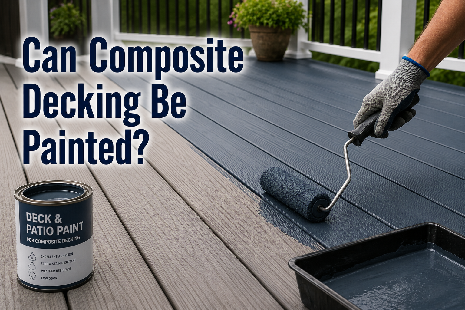 Can Composite Decking Be Painted?
