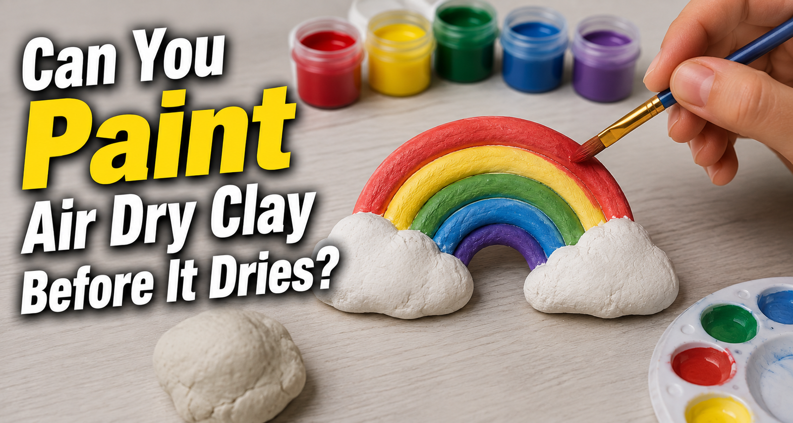Can You Paint Air Dry Clay Before It Dries