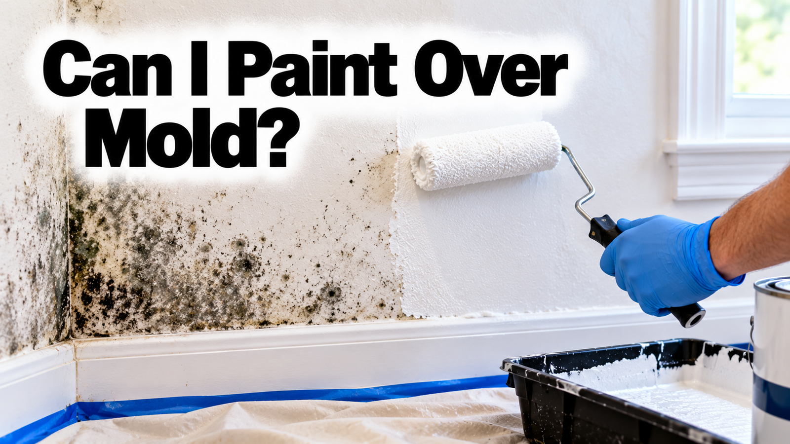 Can I Paint Over Mold?