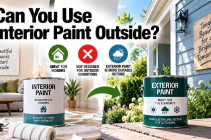 Can You Use Interior Paint Outside