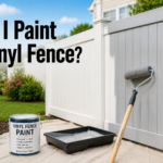 can i paint a vinyl fence​