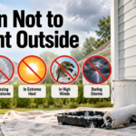 When Not to Paint Outside