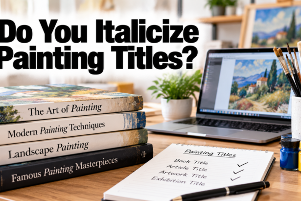 Do You Italicize Painting Titles