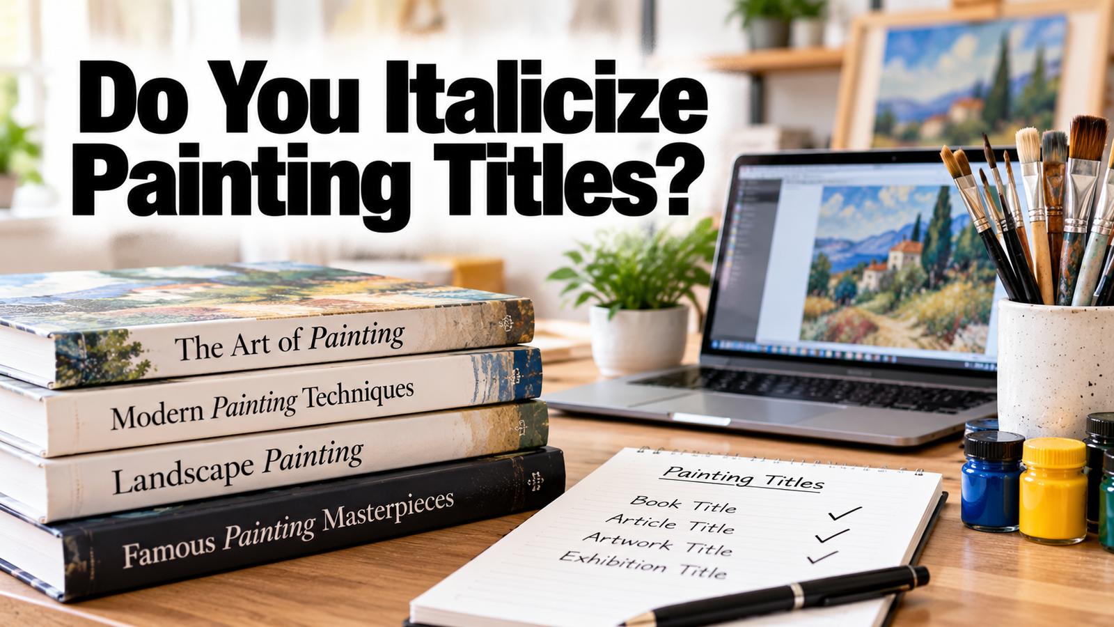 Do You Italicize Painting Titles