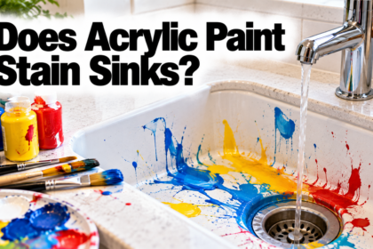Does Acrylic Paint Stain Sinks?