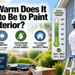 How Warm Does It Need to Be to Paint an Exterior?