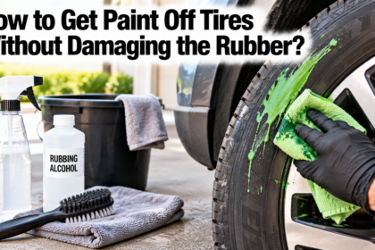 How to Get Paint Off Tires Without Damaging the Rubber?