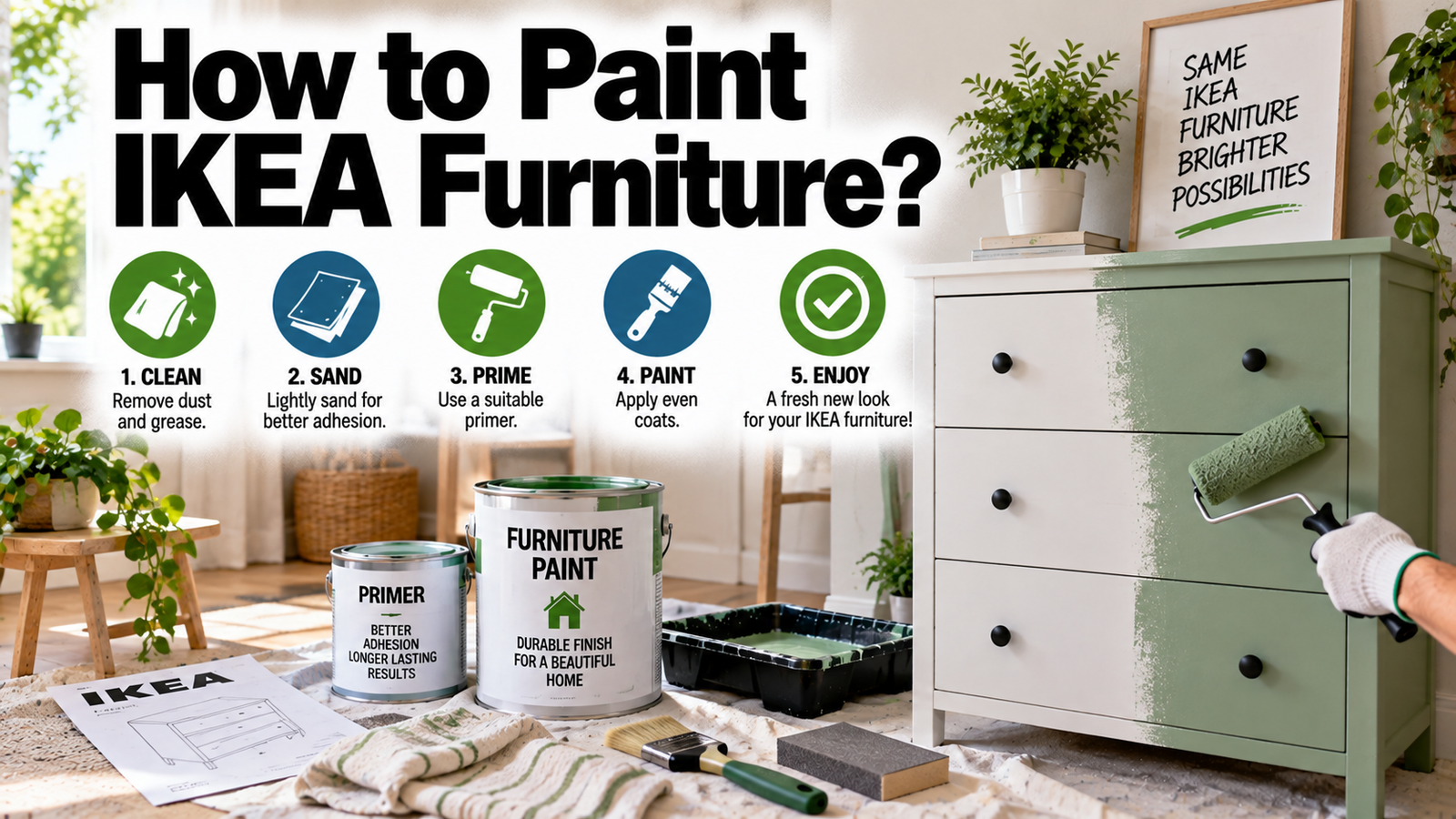 How to Paint IKEA Furniture?