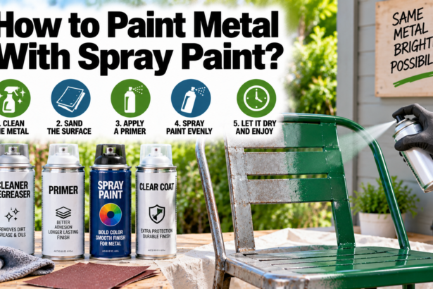 How to Paint Metal With Spray Paint