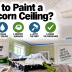 How to Paint a Popcorn Ceiling