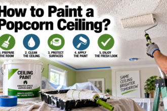 How to Paint a Popcorn Ceiling