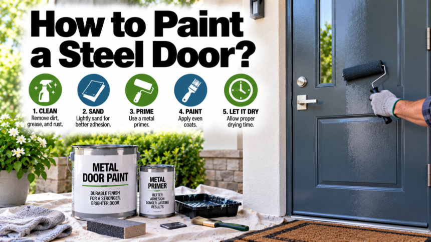 How to Paint a Steel Door?