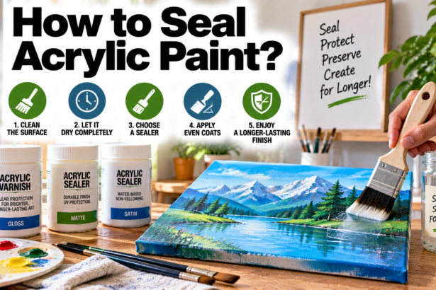 How to Seal Acrylic Paint