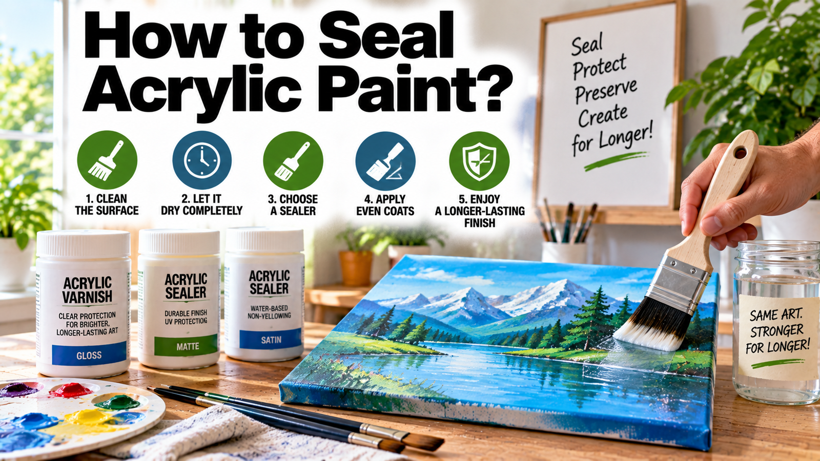 How to Seal Acrylic Paint