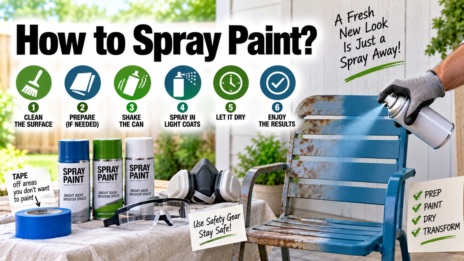 How to Spray Paint