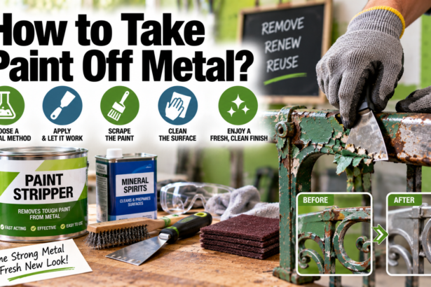 How to Take Paint Off Metal