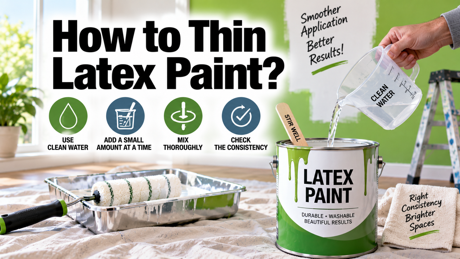 How to Thin Latex Paint