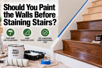 Should You Paint the Walls Before Staining Stairs