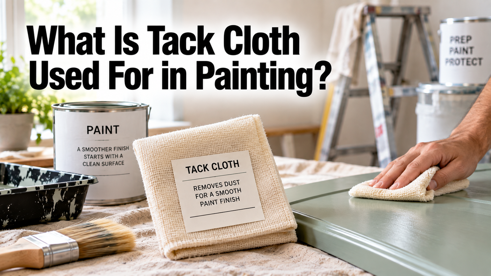 What Is Tack Cloth Used For in Painting