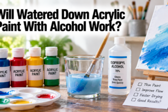 Will Watered Down Acrylic Paint With Alcohol Work?
