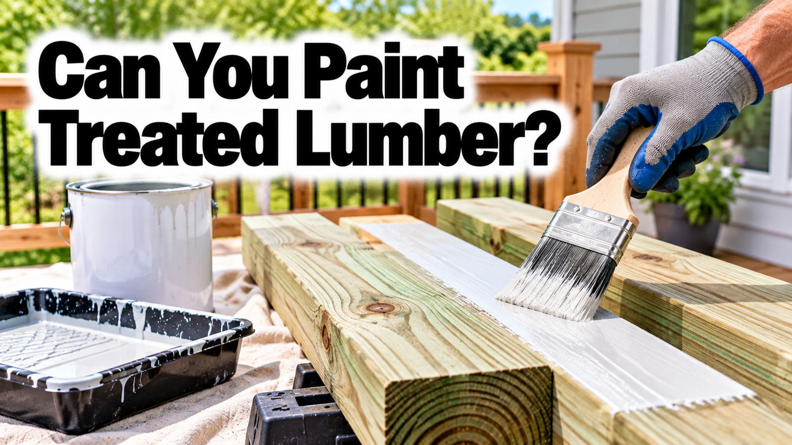 Can You Paint Treated Lumber?