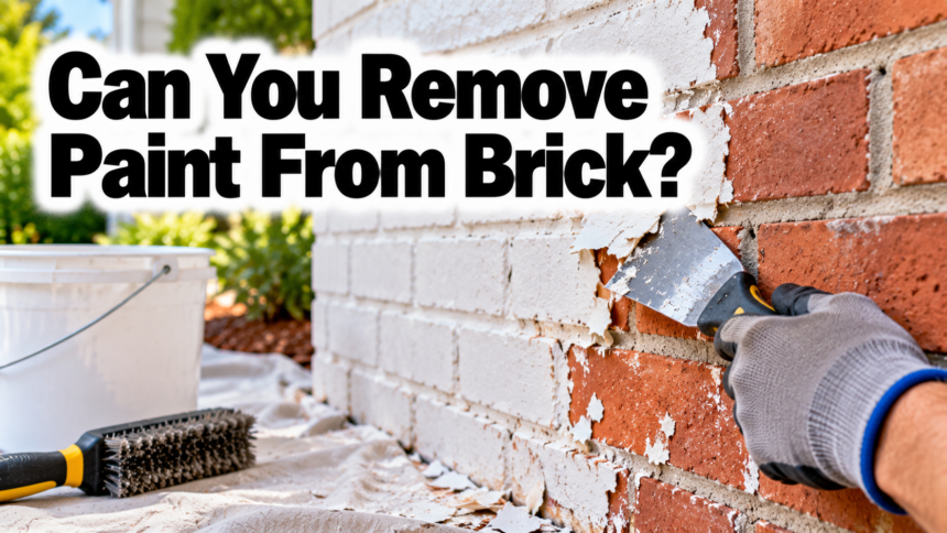 Can You Remove Paint From Brick?