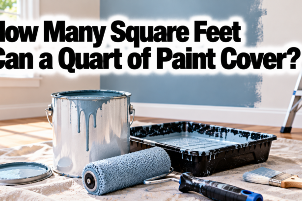 How Many Square Feet Can a Quart of Paint Cover?