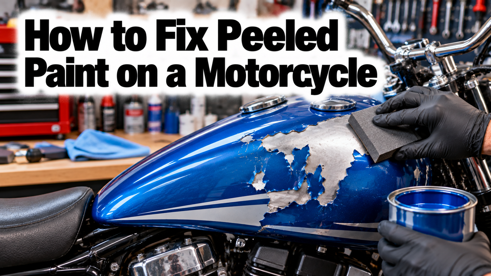 How to Fix Peeled Paint on a Motorcycle?