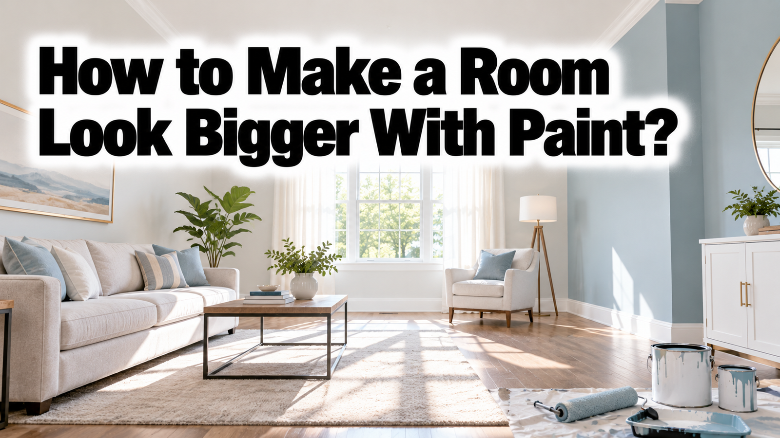 How to Make a Room Look Bigger With Paint?