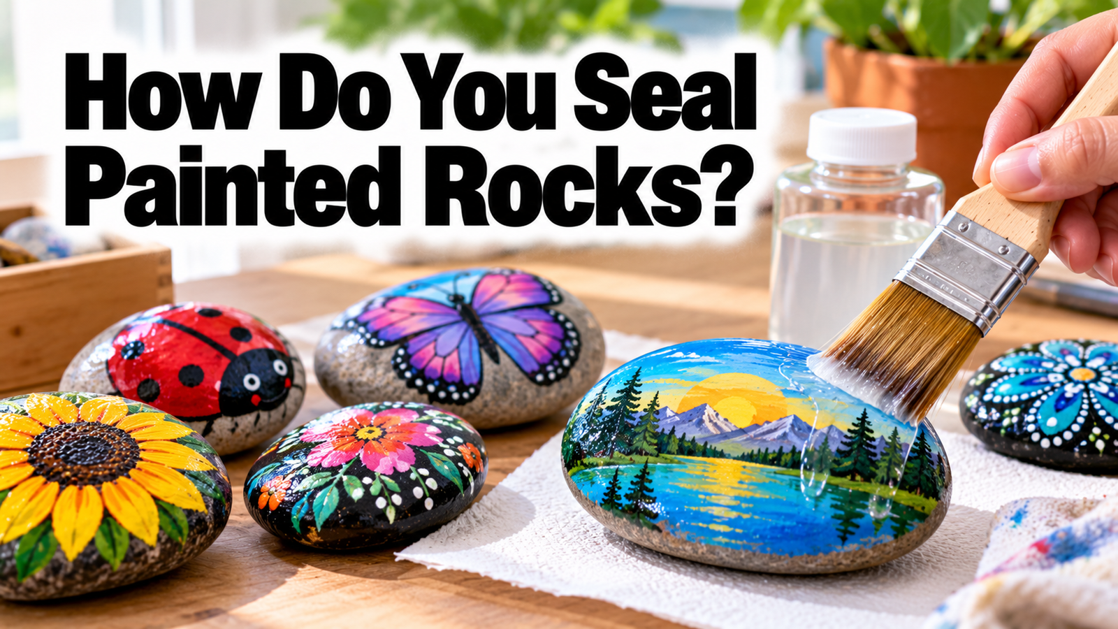 How Do You Seal Painted Rocks?