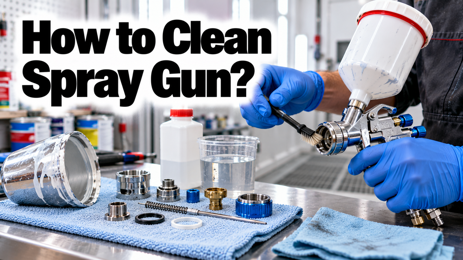 How to Clean a Spray Gun