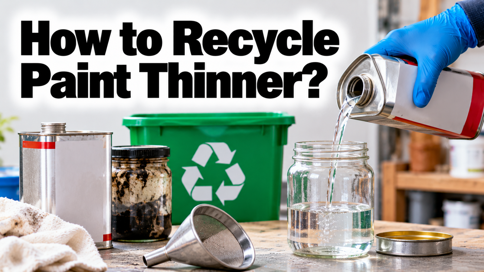 How to Recycle Paint Thinner