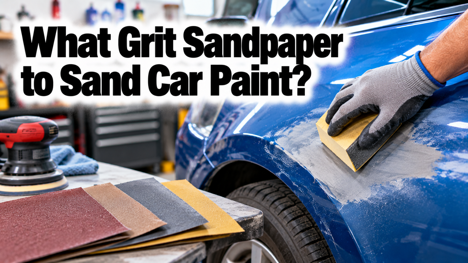 What Grit Sandpaper to Sand Car Paint
